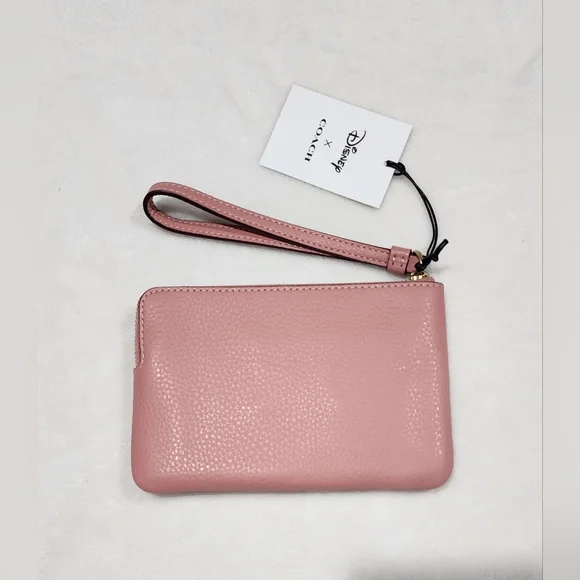 Disney X Coach Corner Zip Wristlet With Ice Skate Motif - Picture 5 of 7